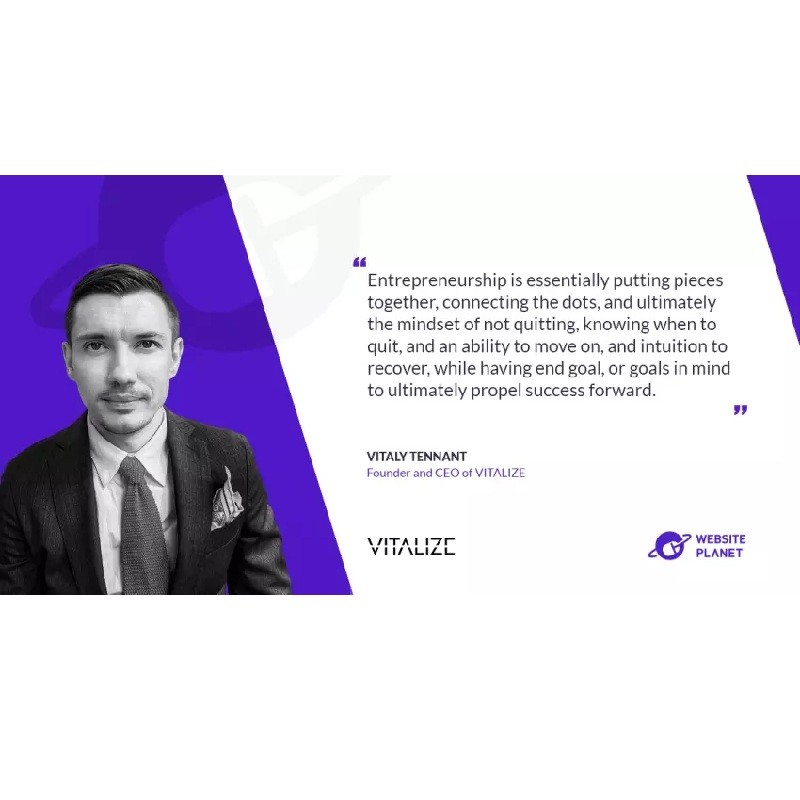 Innovation, Entrepreneurship, and Empowering Individuals to Take Control of Their Health with VITALIZE CEO, Vitaly Tennant